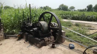 22HP old black engine Amazing technology With Working  Chakki Atta  India UK USA AUSTRALIA