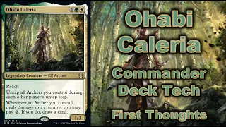 Ohabi Caleria Commander Deck Tech First Thoughts Dominaria United Spoiler Archer Tribal Selesnya DMC