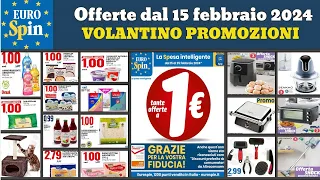 Volantino EuroSpin e offerte a 1€ su tanti prodotti 👀 dal 15 al 25 febbraio 2024 #volantino