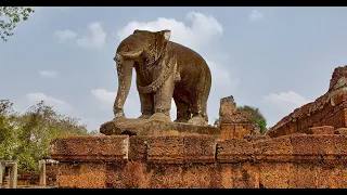 Ангкор. Храм Восточный мебон- экскурсия на диване, Большой круг, Камбоджа видео в  HD.