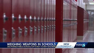 Des Moines Public Schools won't allow teachers to carry guns on campus following new law