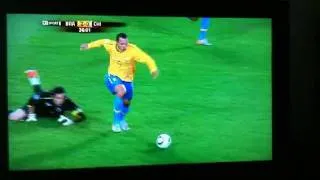 Fabiano Goal Brazil 2-0 Chile 28-06-2010