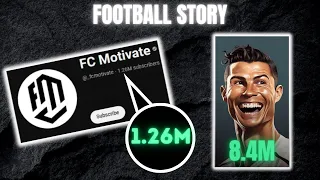 How to Create VIRAL Football Story Shorts(NEW NICHE)