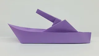 Origami Battleship | How to Make a Simple Origami Boat | Paper Boat (Paper Ship)