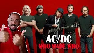 FIRST TIME HEARING WHO MADE WHO - AC/DC REACTION