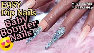 EASY BABY BOOMERS 😍 | DIY dip acrylic nails with #NOTPOLISH | tutorial for BEGINNERS