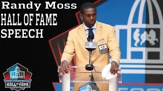 Randy Moss FULL Hall of Fame Speech | 2018 Pro Football Hall of Fame | NFL