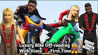 GTA 5: Franklin Bike Off-roading Challenge 😨with Kiara 👩‍❤️‍💋‍👨🌹Shinchan Bike Died 💔😵‍💫Ps Gamester