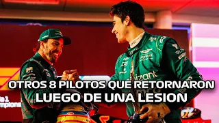 OTROS 7 GRANDES RETORNOS POST LESION EN F1!