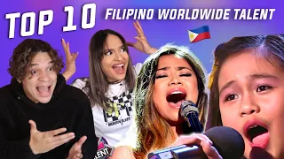 Waleska & Efra react to The Best Filipino Auditions in the World ft X factor, America's Got Talent
