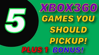 5 Xbox360 Games You Should Pick Up!