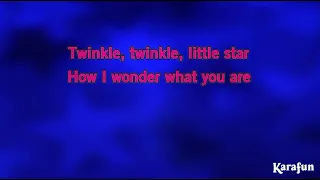 Twinkle twinkle little star nursery rhyme karaoke version KaraFun (UK)