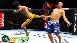 UFC4 Bruce Lee vs Chuck Liddell EA Sports UFC 4 Super Battle