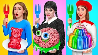 Wednesday vs Grandma Cooking Challenge | Kitchen Gadgets and Parenting Hacks by Mega DO Challenge