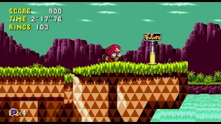 Sonic CD (Playing as Knuckles)