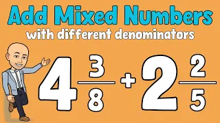 Add Mixed Number Fractions | Ten Minute Teach