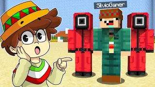 ¡CREAMOS el JUEGO del CALAMAR en MINECRAFT! 😲 LOS JUEGOS de SILVIOGAMER vs 100 JUGADORES