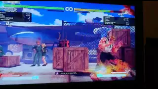 Sfv Ryu corner reset 100% dizzy