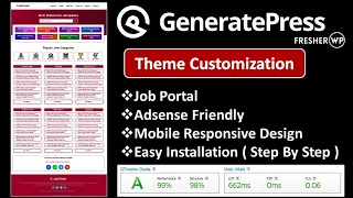 Customize Generatepress Theme And Create Job Portal - Step By Step (2024)