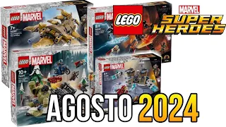 Los sets de Lego Marvel para agosto | La decadencia de Lego marvel