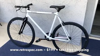 Review - Retrospec Harper Fixie / Single Speed Bicycle - In Depth Amateur Review - July 2020