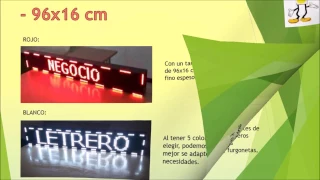 Catálogo Letreros Luminosos LED Programables - Carteles electrónicos - Rondaluziluminacion