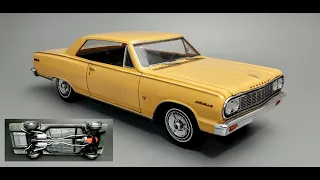 NEW FIRST BUILD 1964 Chevy Chevelle Malibu SS 1/25 Scale Model Kit Build How To Assemble Chrome Trim