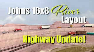 Johns Trains HO Scale River Layout Update 3.23