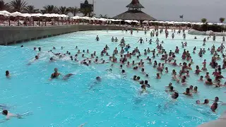 Tenerife. Siam Park Waterpark. The biggest artificial wave in the world.