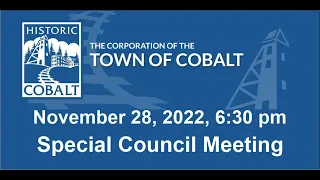 Cobalt Special Meeting - November 28, 2022