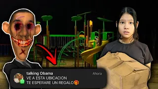 TALKING OBAMA ME CITÓ EN ESTA DIRECCIÓN😱 Y ME ENTREGÓ UNA CAJA MISTERIOSA📦| Regina MH