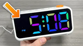 PERSUPER RGB Digital Alarm Clock - User Review