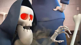 Spookiz -  Skeleton Teacher Smelliest Fart Ever 스푸키즈 | Funny Cartoon for Children