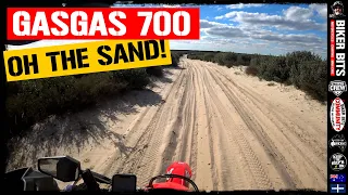 SAND Riding on the GASGAS 700
