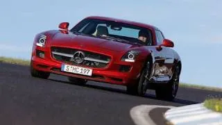 Mercedes SLS supercar driven by autocar.co.uk