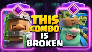 Recruits + Goblin Giant = Broken in Clash Royale