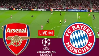 [LIVE] Arsenal vs Bayern Munchen. UEFA Champions League 23/24 Full Match-VideoGame Simulation PES 21