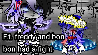 Funtime Freddy and bon bon had a fight (Original?) Gift for @_Rachel__