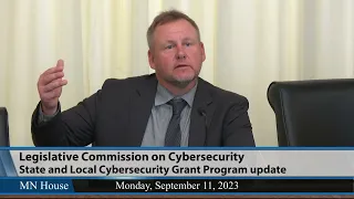 Legislative Commission on Cybersecurity   9/11/23