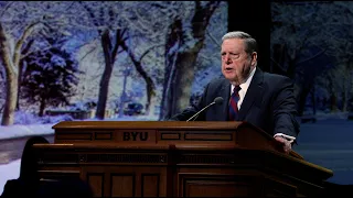 Elder Holland testifies of love, faith, repentance and perseverance