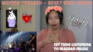 Filipino-Canadian Reacts to Iranian Music for the 1ST TIME: Mohsen Yeganeh - Behet Ghol Midam [WOW]