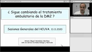 Sesión General ¿Sigue cambiando el tratamiento ambulatorio de la diabetes mellitus? (11-11-2020)