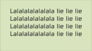 Lie Lie Lie - Serj Tankian lyrics