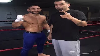 Chad mendes training at Team Alpha Male