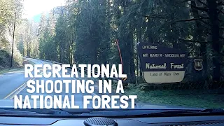 Recreational Target Shooting in National Forest