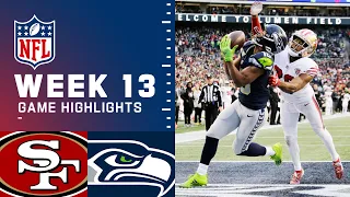 49ers vs. Seahawks Week 13 Highlights | NFL 2021