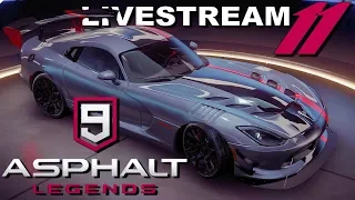 Asphalt 9 Legends - My Career / Multi Player - Live Stream Part 11  - HD 1080p PC Gameplay