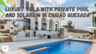 Luxury Villa “OLIVIA” with private pool and large solarium in Ciudad Quesada, Spain