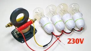 I Make 230V Free Energy Self Running Generator Use Magnet Copper Wire Alumonium