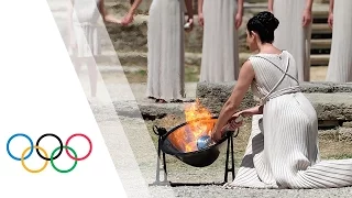 Rio 2016 | HD Replay - Lighting Ceremony of the Olympic Flame from Olympia, Greece